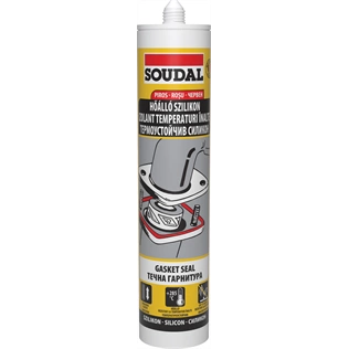Soudal Gasket Seal hőálló szilikon PIROS 280ml Soudal Gasket Seal hőálló szilikon PIROS 280ml